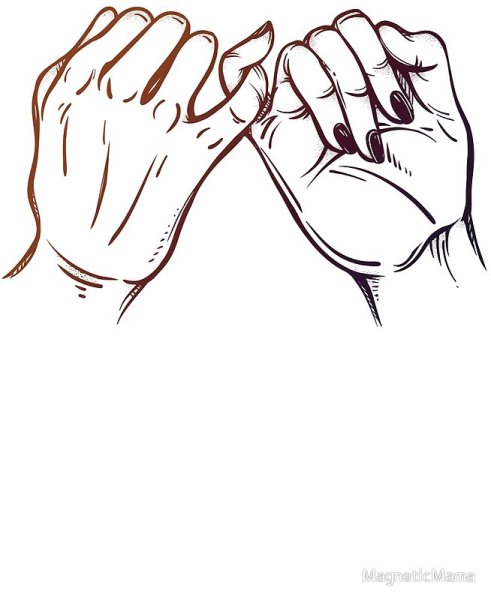 Мужская и женская рука вектор