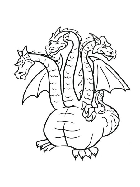 Змей Горыныч трехголовый дракон