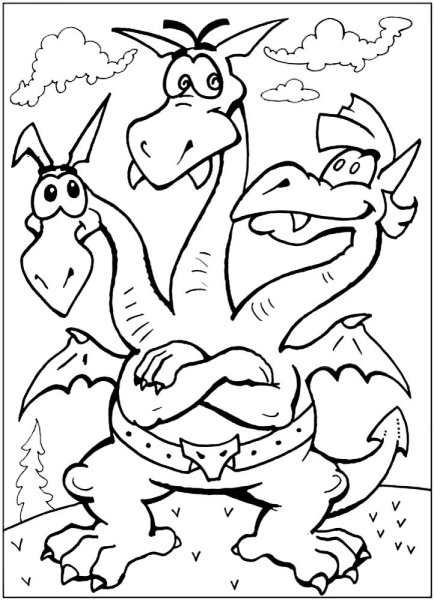 Трехголовый змей Горыныч