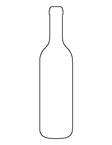 Бутылка контур