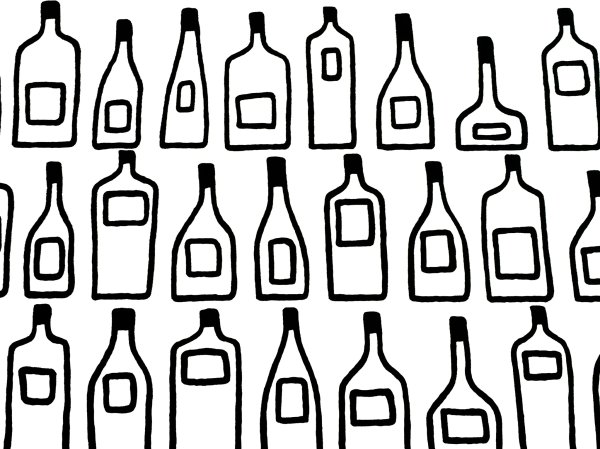 Графическое изображение бутылки