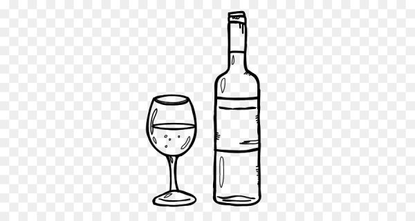 Нарисованный алкоголь