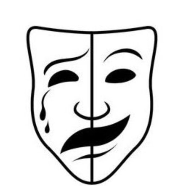 Театральная маска для печати