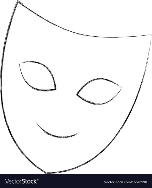 Маска карандашом