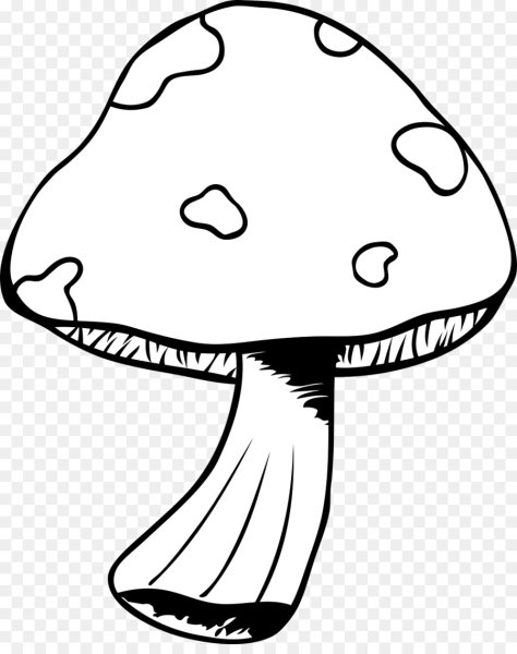 Грибочки раскраска