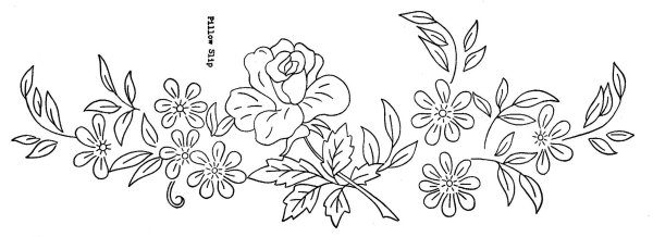 Трафареты для вышивки на ткани гладью