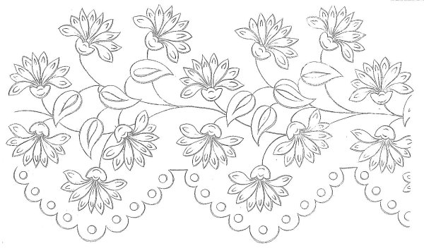 Трафареты для вышивки гладью