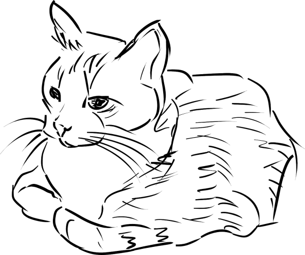 Кошечка для рисования