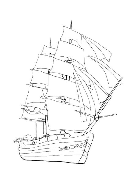 Векторные изображения старинных кораблей