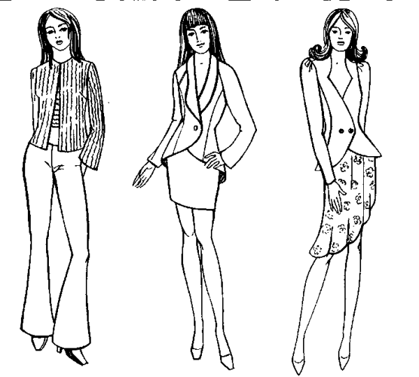 Эскизы моделей