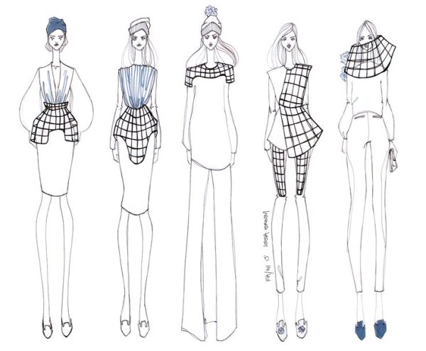 Эскизы одежды