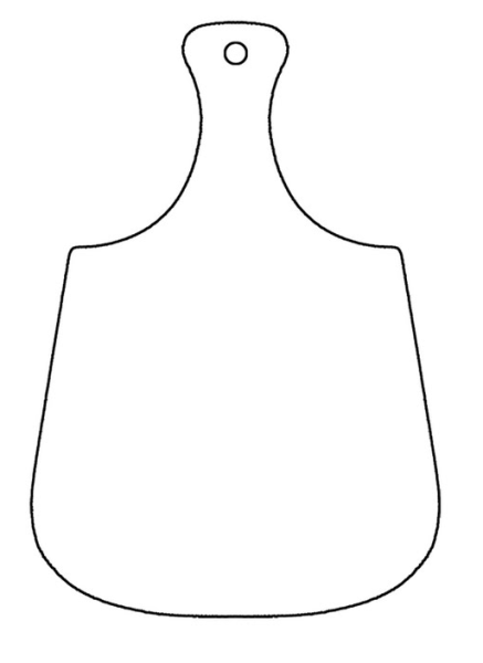 Шаблон доски для росписи