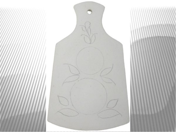 Трафарет разделочной доски для росписи