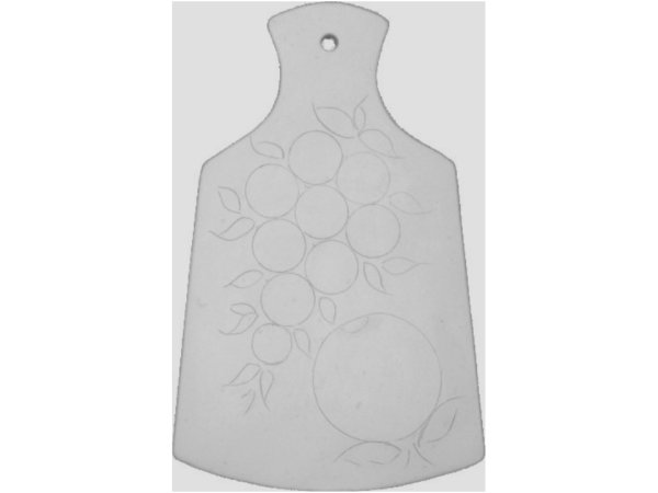 Рисование на разделочной доске