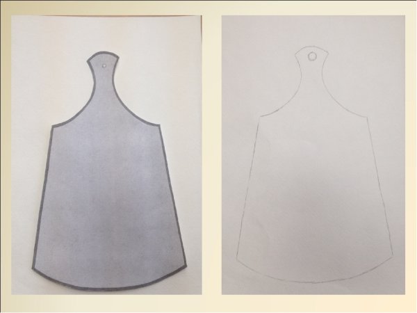 Макет доски для росписи