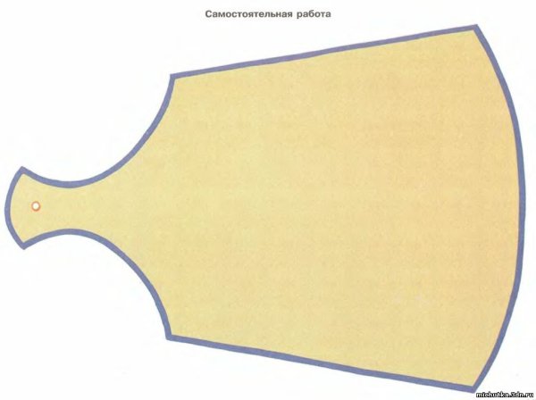 Разделочная доска шаблон для рисования