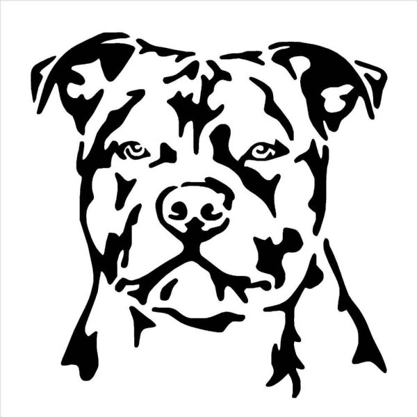 American Staffordshire Terrier наклейка