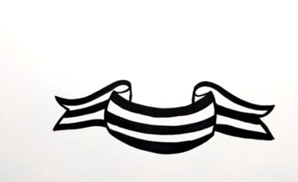 Георгиевская лента вектор