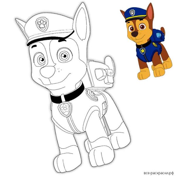 Щенячий патруль раскарск