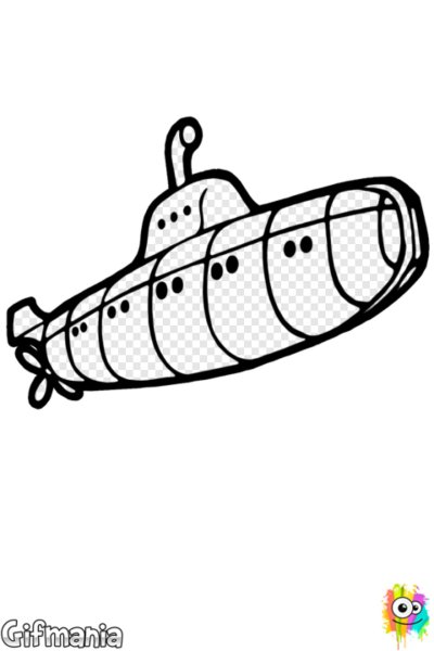 Раскраска военные подводные атомные лодки Курск