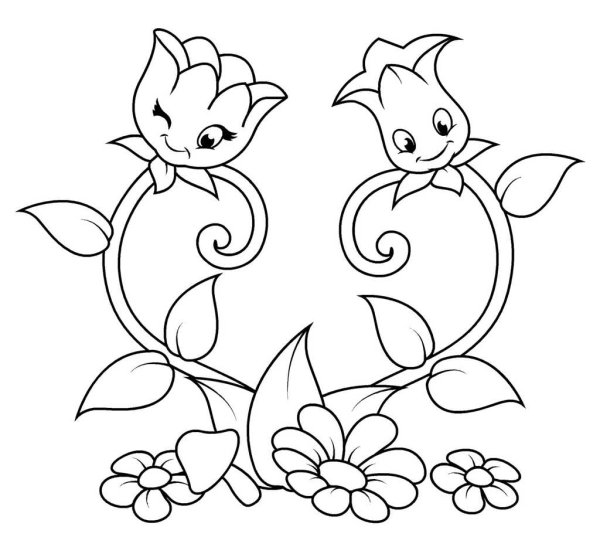 Колокольчик цветок Графика