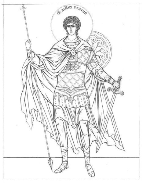 Архангел Михаил икона тату