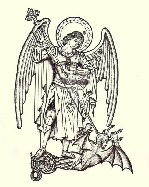 St Michael the Archangel Sketch