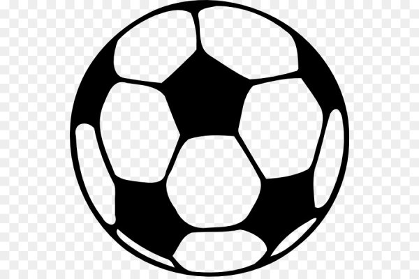 Футбольный мяч черно белый