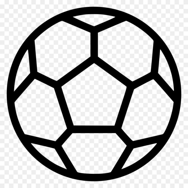 Футбольный мяч силуэт