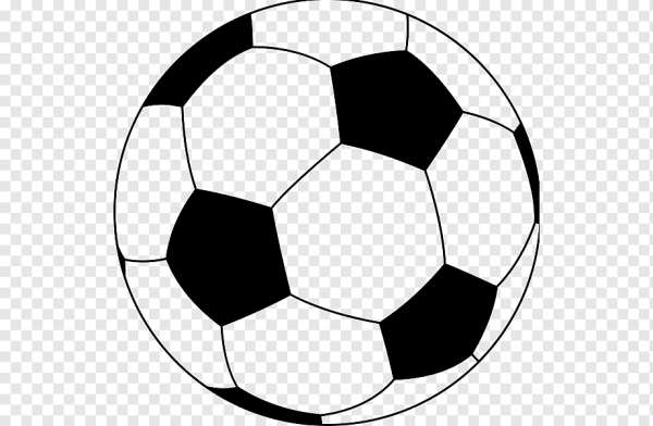 Футбольный мяч черно белый