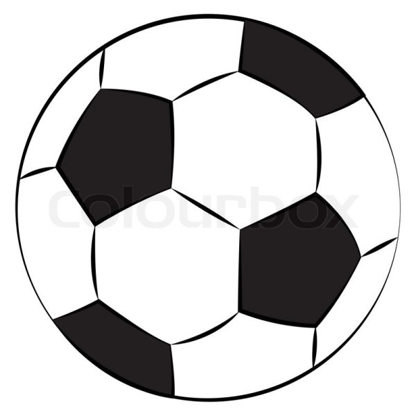 Черно белый мячик для новорожденных