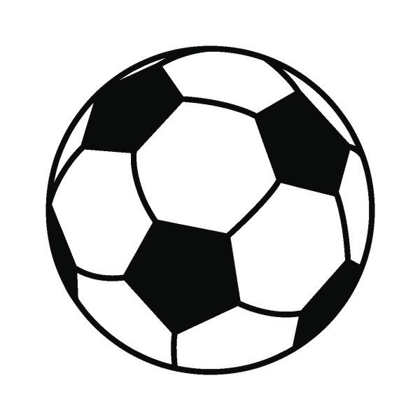 Наклейка футбольный мяч