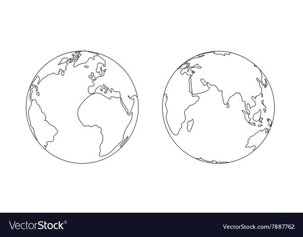 Планета земля Евразия раскраска
