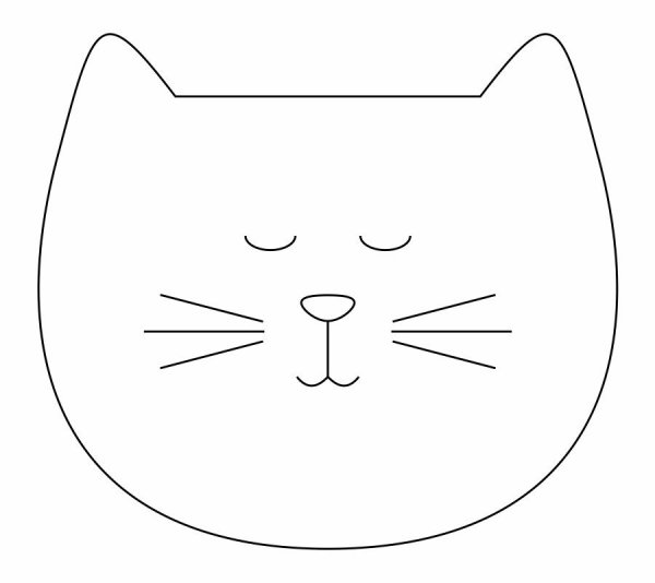 Шаблон котика