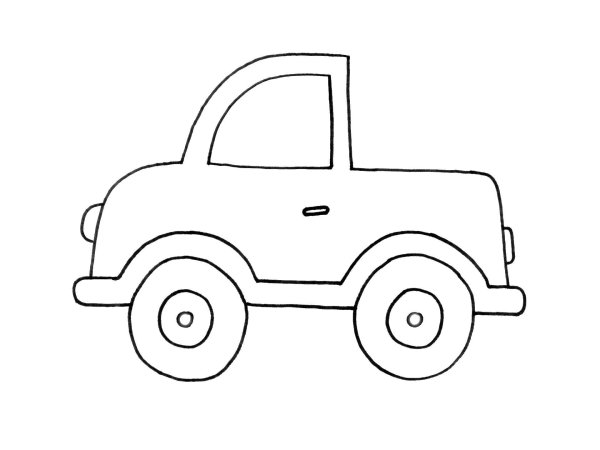 Машинка трафарет для рисования