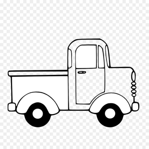 Грузовая машина раскраска для детей