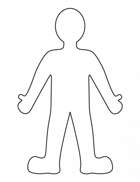 Фигура человека силуэт
