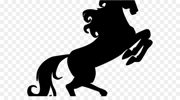 Силуэт единорога