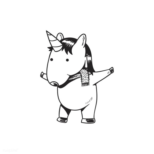 Единорог вектор