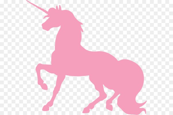 Силуэт единорога