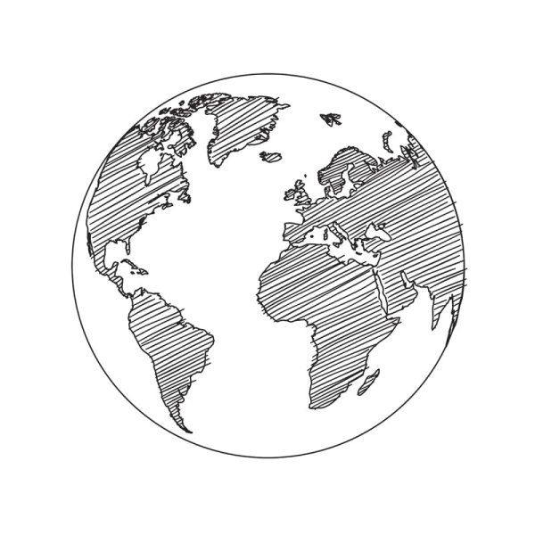 Планета земля эскиз