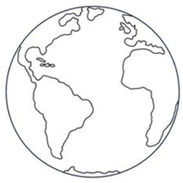 Планета земля рисунок