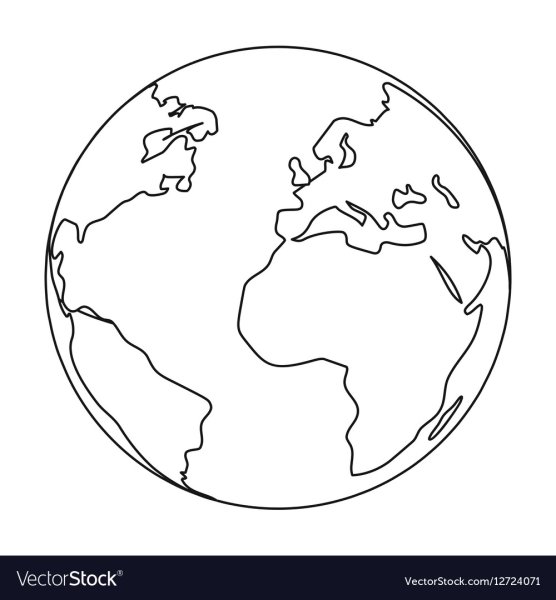 Раскрасить макет земли