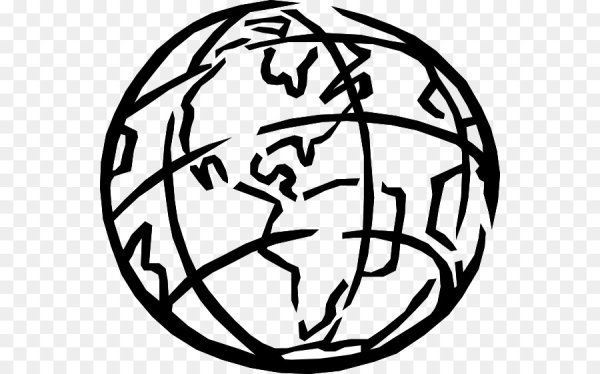 Планета земля контур