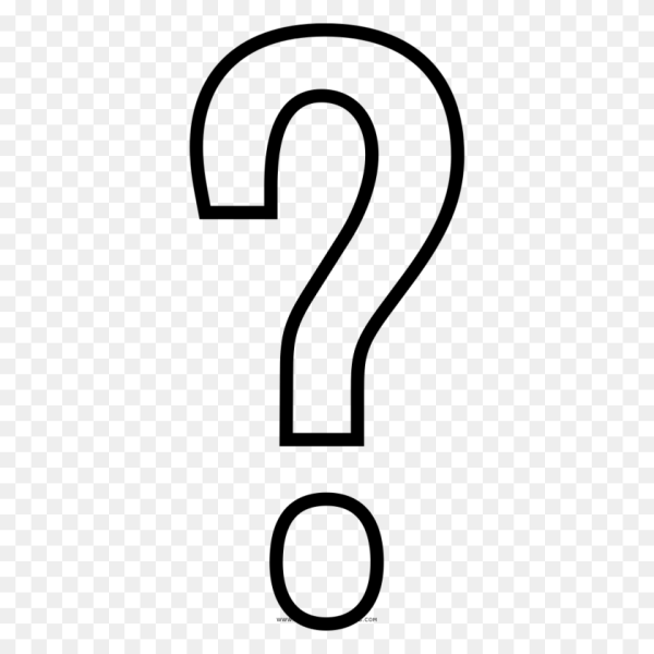 Вопросительный знак раскраска