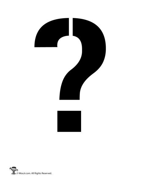 Знак вопроса рисунок карандашом