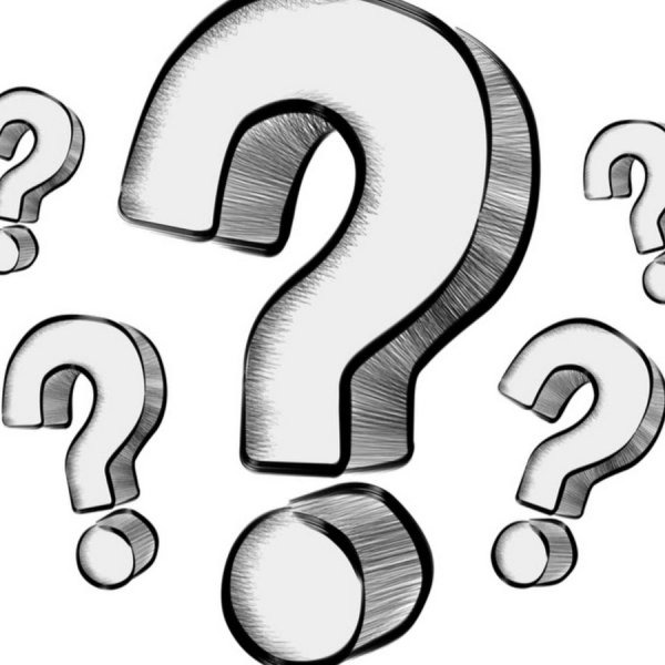 Вопросительный знак контур