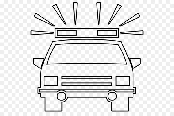 Машины с мигалками раскраски для детей