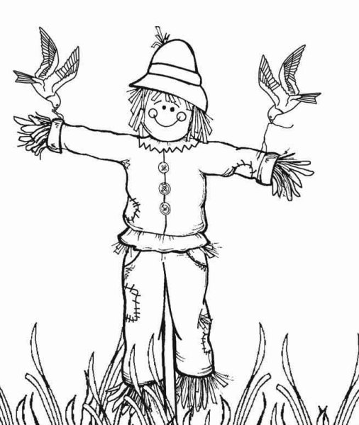 Рисование пугало