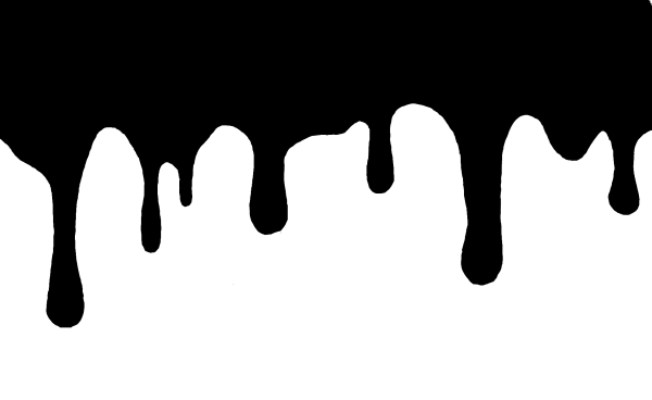 Черный фон с потеками